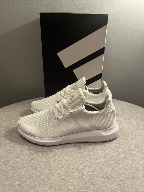 adidas Shoes - Adidas Swift Run 1.0 Cloud White Gold Women's Running Shoe Size 9 IE7480